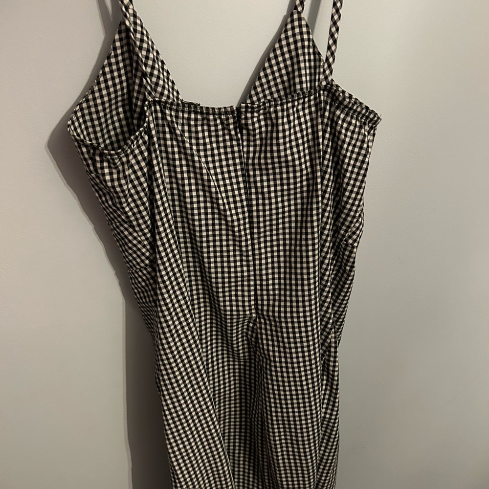 Black and White Checkered Windsor Dress size small